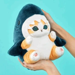 【Order】Mofusand Pote Pote Shark Cat Plush Doll S