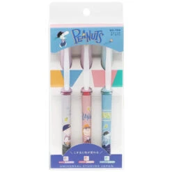 【Order】USJ Peanuts Snoopy Charlie Brown Sally - Color Changing Gel Pen Set