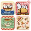 【Order】USJ Peanuts Food Truck Small Towel Set (4pcs) -Kaliss 2426147099994 1 jpg