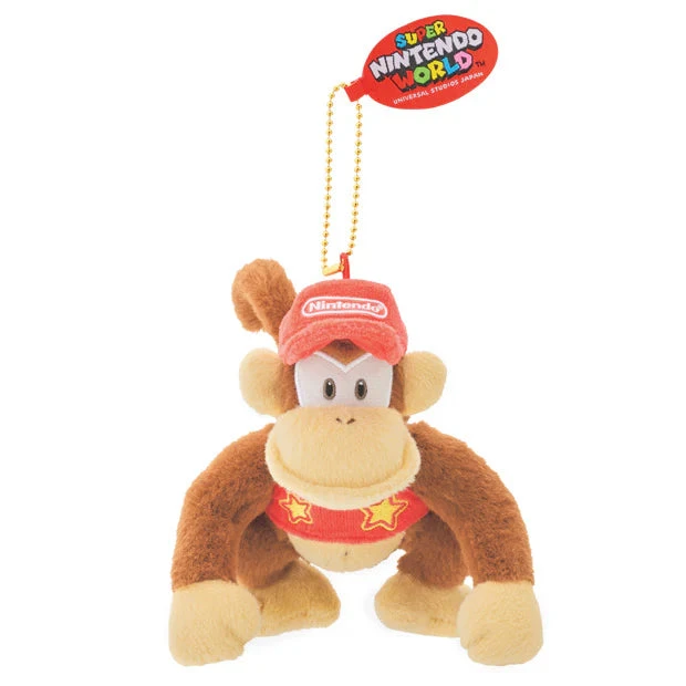 【Order】USJ Nintendo World Donkey Kong Series-Diddy Kong Plush Chain (Red Tag M) 2 【Order】USJ Nintendo World Donkey Kong Series-Diddy Kong Plush Chain (Red Tag M)