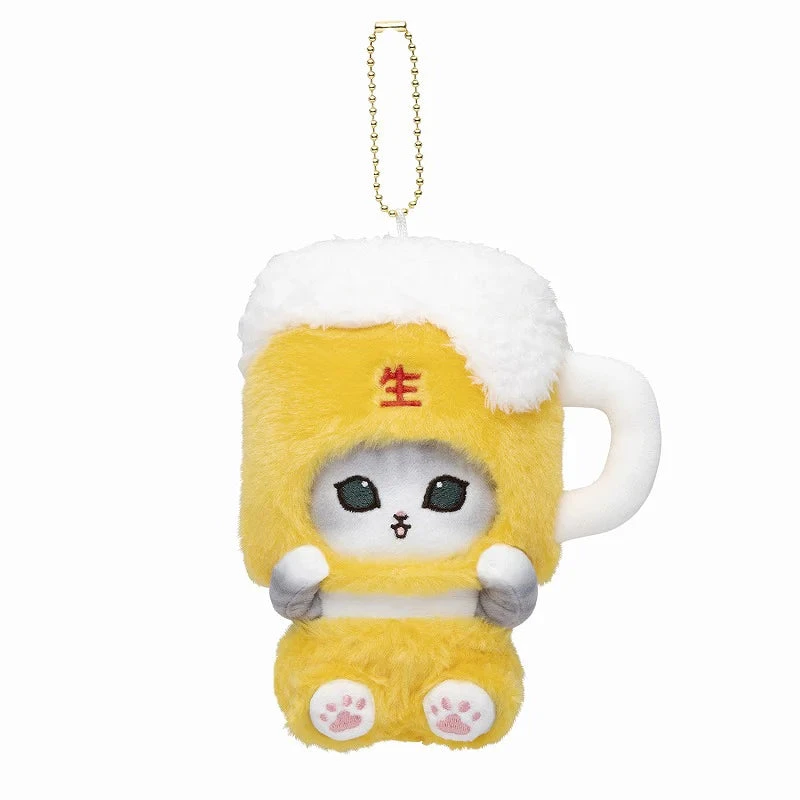【Order】Mofusand Plush Chain Mascot (Beer/Edamame) 6 【Order】Mofusand Plush Chain Mascot (Beer/Edamame) - Image 4