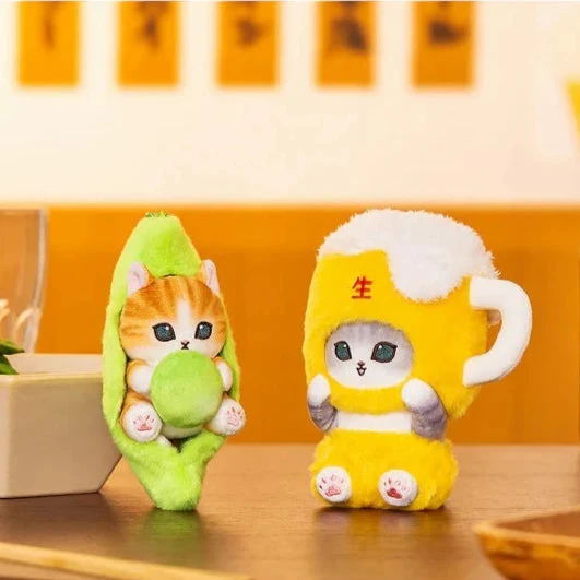 【Order】Mofusand Plush Chain Mascot (Beer/Edamame) 3 【Order】Mofusand Plush Chain Mascot (Beer/Edamame)