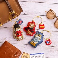 【Order】Mofusand Mofu Mofu Journey Series - Embroidered Keychain