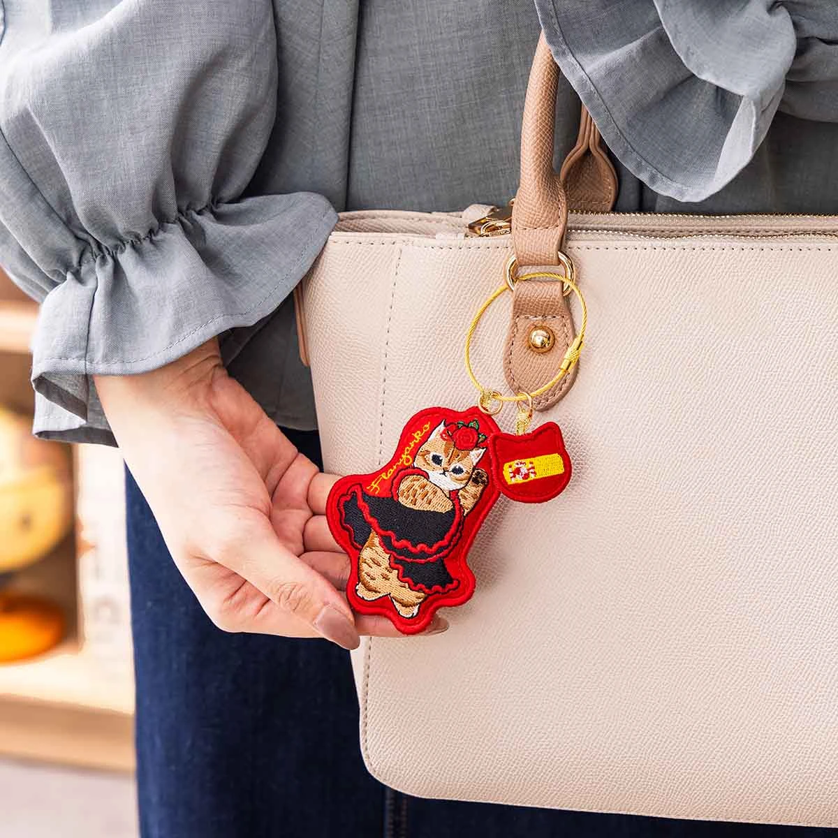 【Order】Mofusand Mofu Mofu Journey Series - Embroidered Keychain 4 【Order】Mofusand Mofu Mofu Journey Series - Embroidered Keychain - Image 2