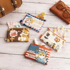 【Order】Mofusand Mofu Mofu Journey Series - Flat Pouch (2 Pcs)