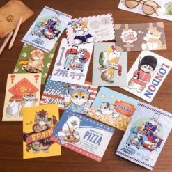 【Order】Mofusand Mofu Mofu Journey Series - Postcard Book 12pcs