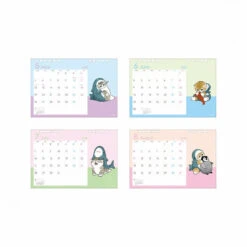 【Order】Mofusand 2025 Desk Calendar (Shark Cat) -Kaliss 4901770760711 PT02 800x jpg
