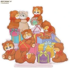【Order】Mofusand Exhibition Limited 2-way Acrylic Standee (Bear)