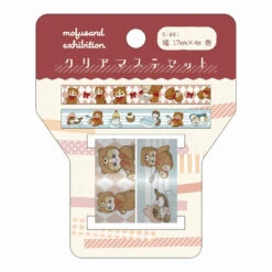 【Order】Mofusand Exhibition Limited Transparent Masking Tape Set