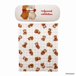 【Order】Mofusand Exhibition Limited - Glasses Case With Rag (Bear) -Kaliss 4994209072516 05 800x jpg