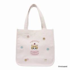 【Order】Mofusand Pastel - Embroidered Square Tote Bag -Kaliss 4994209146798 a 800x 2dbc1508 c800 48f9 b9f2 fa089fe7a0c9
