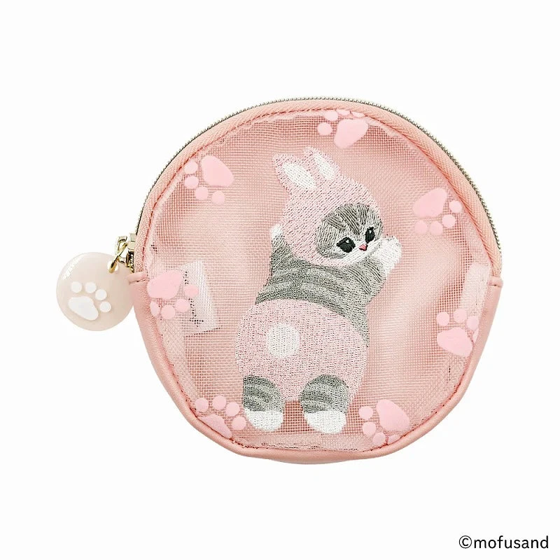 【Order】Mofusand Embroidery Series- Round Coin Case (3 Colors) 8 【Order】Mofusand Embroidery Series- Round Coin Case (3 Colors) - Image 6