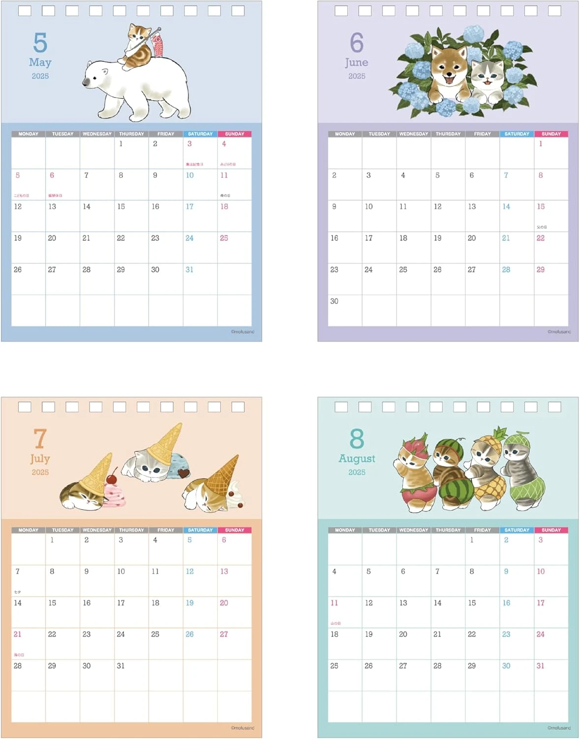 【Order】Mofusand 2025 Mini Desk Calendar 5 【Order】Mofusand 2025 Mini Desk Calendar - Image 3