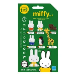 ăOrderăNanoblock Mininano Miffy Vol.2 Mini Building Block Toys (Random)