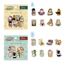 【Order】Mofusand Mofu Mofu Journey Series -Flake Stickers