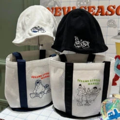 【Order】Sesame Street Market Mesh Tote Bag/Sauna Hat