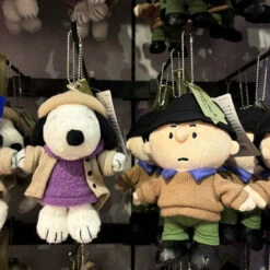 【Order】USJ Peanuts Sunday Funday - Snoopy & Charlie Brown Plush Chain（M）