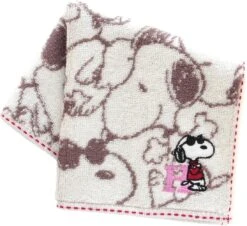 【Order】Peanuts Snoopy Initial Towel -Kaliss IMG 70094