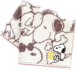 【Order】Peanuts Snoopy Initial Towel -Kaliss IMG 70133