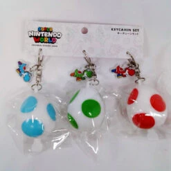 【Order】USJ Yoshi's Adventure Luminous Egg Shape Keychain Set（3pcs） -Kaliss IMG 8554