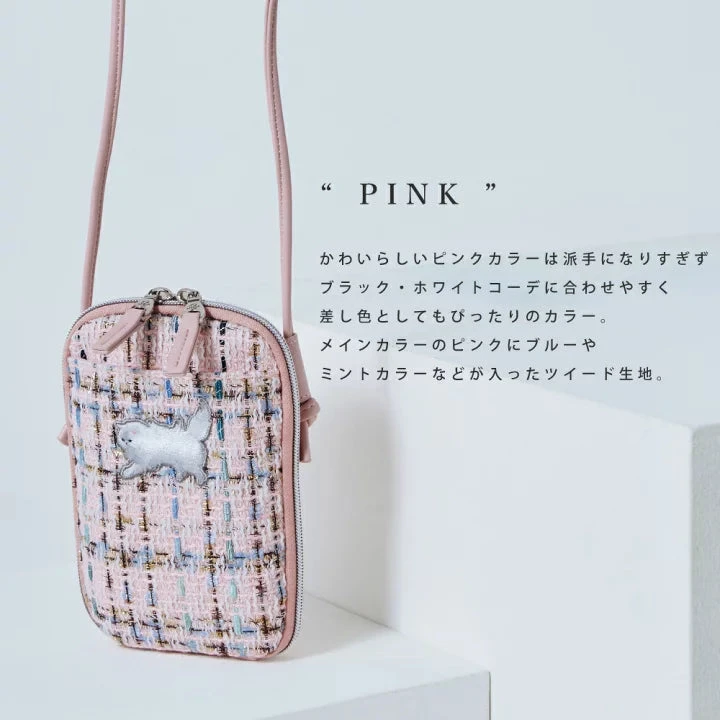 【Order】Paul & Joe Embroidered Cat Tweed Smartphone Bag 8 【Order】Paul & Joe Embroidered Cat Tweed Smartphone Bag - Image 6
