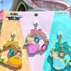 【Order】USJ Nintendo World Princess Metal Charm 3pcs Set