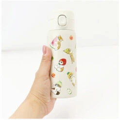 【Order】Mofusand Cat Thermos Bottle 350ml -Kaliss mfbottle350 4 jpg